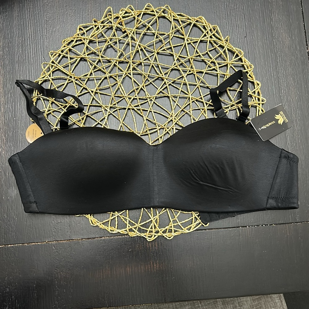NWT New Wacoal Black Staying Power Strapless Convertible Bra Size 34C - Picture 5 of 8